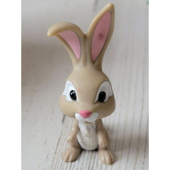 Forest mini bunny rabbit glitter pet toy figure Disney - Picture 2 of 5